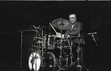 Grady Tate, Philip Morris Jazz. Festival. Dominion Theatre. London, Nov 1985. Creator: Brian O'Connor