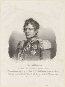 Graf Ivan Ivanovich Diebitsch-Zabalkansky, 1829. Artist: Anonymous