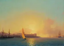 Grafskaya Wharf, Sevastopol, 1852