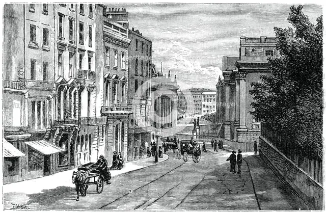 Grafton Street, Dublin, 1900.Artist: T Hart