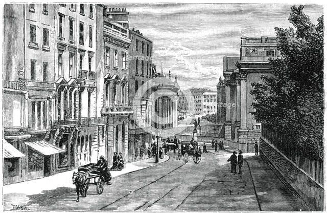 Grafton Street, Dublin, 1900.Artist: T Hart