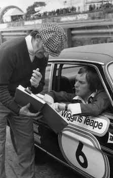 Graham Hill and Bernie Ecclestone, (c1960s?)