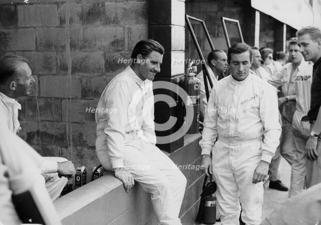 Graham Hill and Jackie Stewart, 1960s. Artist: Unknown