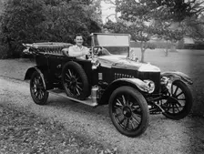 Graham Hill in a 1913 Newton Bennett, c1965-c1975