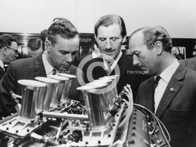 Graham Hill with Colin Chapman, c1967-c1970. Artist: Unknown