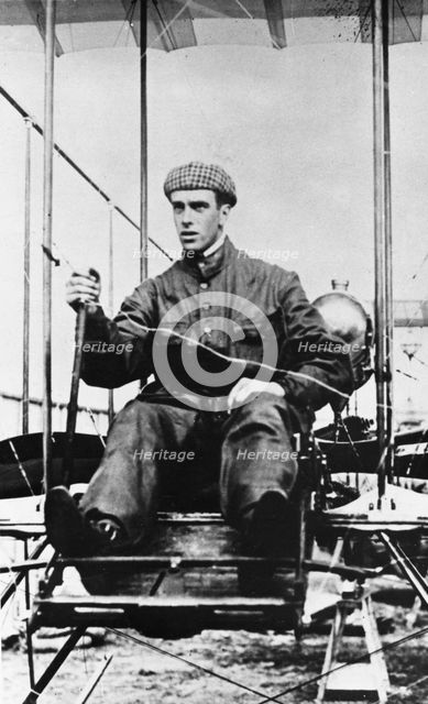 Graham White, British pioneer aviator, c1910. Artist: Unknown