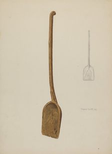 Grain Shovel, 1937. Creator: Eugene Bartz