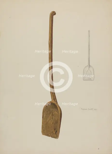Grain Shovel, 1937. Creator: Eugene Bartz.