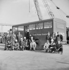 Grain Power Station, Grain, Isle of Grain, Medway, 18/10/1973. Creator: John Laing plc