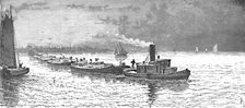 Grain-Vessels leaving Chicago 1883