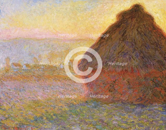 Grainstack (Sunset), 1891.