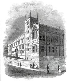 Grammar school, Shrewsbury, 1845. Creator: Unknown
