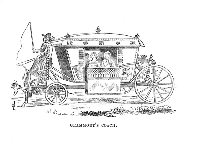 'Grammont's Coach', c1870. Artist: Unknown.