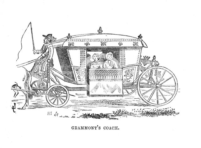 'Grammont's Coach', c1870. Artist: Unknown.