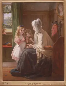 Gran's Treasures 1866. Artist: George Bernard O'Neill