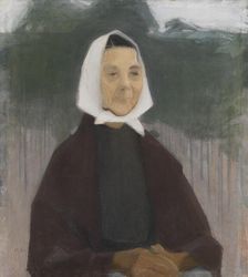 Granny, 1907. Creator: Helene Schjerfbeck