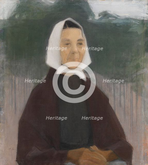 Granny, 1907. Creator: Helene Schjerfbeck.