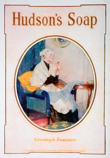 Granny's Treasure Hudson's soap advert, 1918