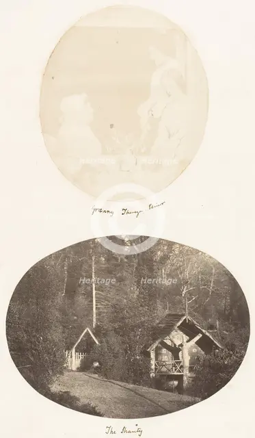 Granny, Thereza, Elinor; The Shanty, 1853-56. Creator: John Dillwyn Llewelyn.