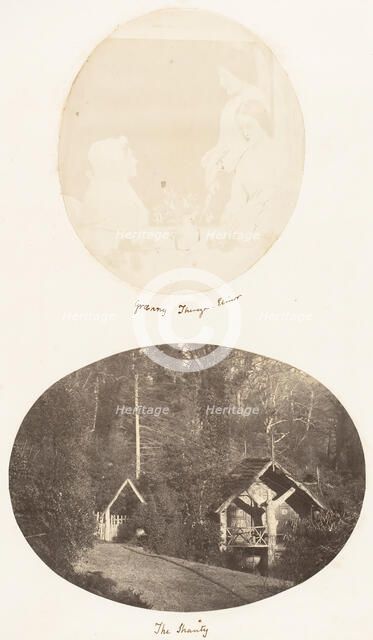 Granny, Thereza, Elinor; The Shanty, 1853-56. Creator: John Dillwyn Llewelyn.