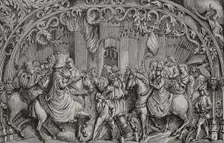 Granada War, (1482-1492): Surrender of the town of Montefrío, near Granada, 1486 (1877). Creator: Unknown