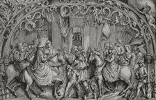 Granada War, (1482-1492): Surrender of the town of Montefrío, near Granada, 1486 (1877). Creator: Unknown