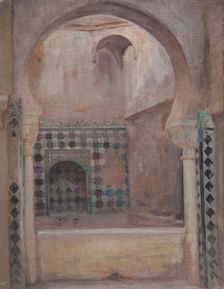 Granada (Alhambra), 1899. Creator: Jan Ciaglinski