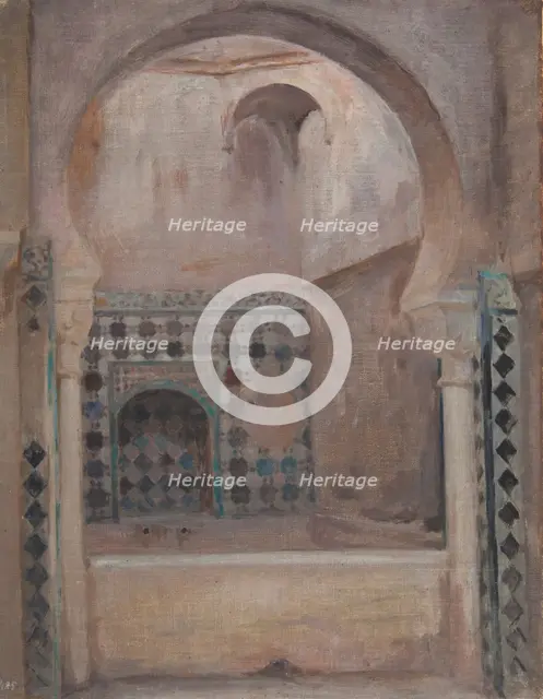 Granada (Alhambra), 1899. Creator: Jan Ciaglinski.