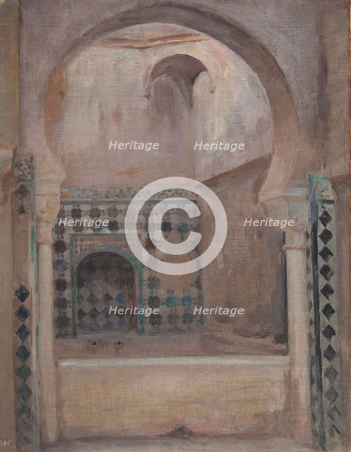 Granada (Alhambra), 1899. Creator: Jan Ciaglinski.