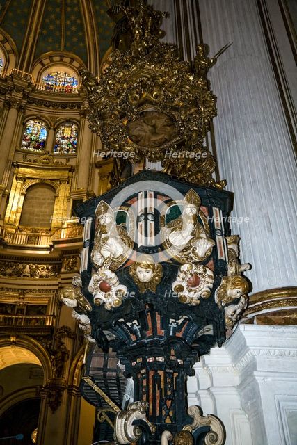 Granada Cathedral, Granada, Spain, 2007. Creator: Samuel Magal.
