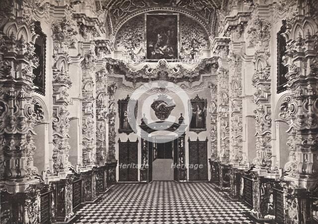 'Granada. Interior of the Cartuja. The Sacristy', c1908. Artist: Universal Process Engraving  Co Ltd.