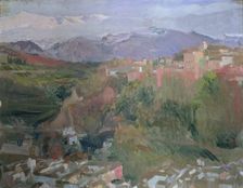 Granada Oil, 1920 by Joaquin Sorolla