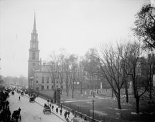 Granary and Park Street Church, Boston, Mass., c1904. Creator: Unknown