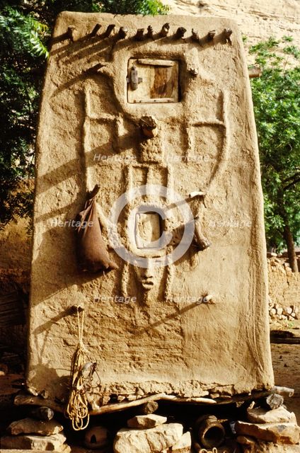 Granary, Pays Dogon, Mali, 1990. Creator: Amanda Waite.