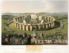 Grand Conventional Festival of the Britons, 1815. Creator: Havell, Robert I (1769-1832)
