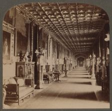 Grand Corridor, Windsor Castle, England c1910. Creator: Unknown