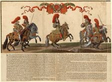 Grand Cavalcade Given in Paris in 1662, 1670. Creator: Silvestre, Israël, the Younger (1621-1691)
