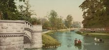 Grand Canal, Belle Isle Park, Detroit, ca 1900. Creator: Unknown