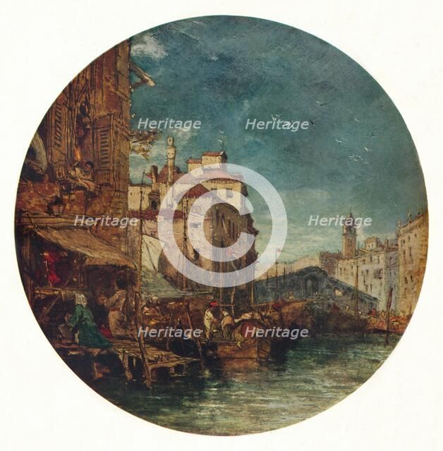 'Grand Canal, Venice', c1850. Artist: James Holland.
