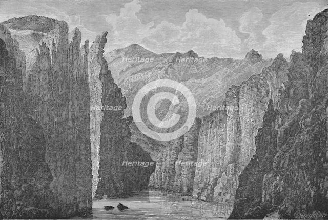 'Grand Cañon', 1883. Artist: G. Wyand.