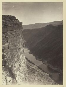 Grand Cañon, Colorado River, Near Paria Creek, Looking East, 1872. Creator: William H. Bell
