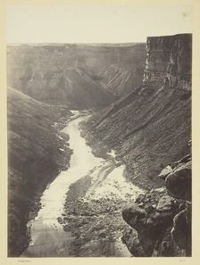 Grand Cañon, Colorado River, Near Paria Creek, Looking West, 1872. Creator: William H. Bell