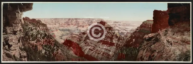 Grand Canyon of the Colorado, Arizona, c1898. Creator: William H. Jackson.