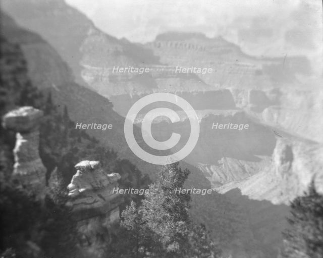 Grand Canyon, Arizona, between 1899 and 1928. Creator: Arnold Genthe.