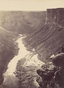 Grand Canyon, Colorado River, Near Paria Creek, Looking West, 1872. Creator: William H. Bell