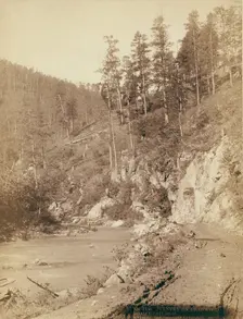 Grand Canyon Elk Canyon on Black Hills and Ft P RR, 1890. Creator: John C. H. Grabill