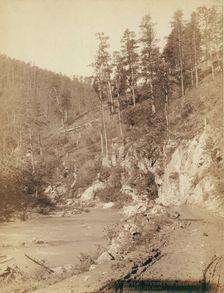 Grand Canyon Elk Canyon on Black Hills and Ft P RR, 1890. Creator: John C. H. Grabill
