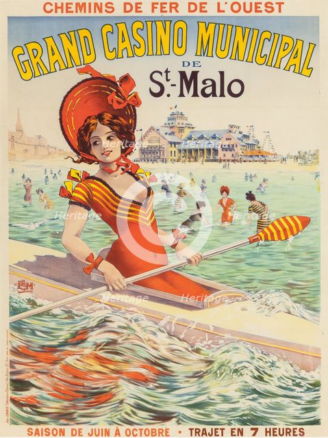 Grand Casino Municipal de St. Malo , 1890s.