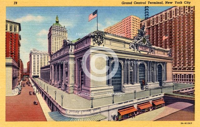 Grand Central Terminal, New York City, New York, USA, 1933. Artist: Unknown