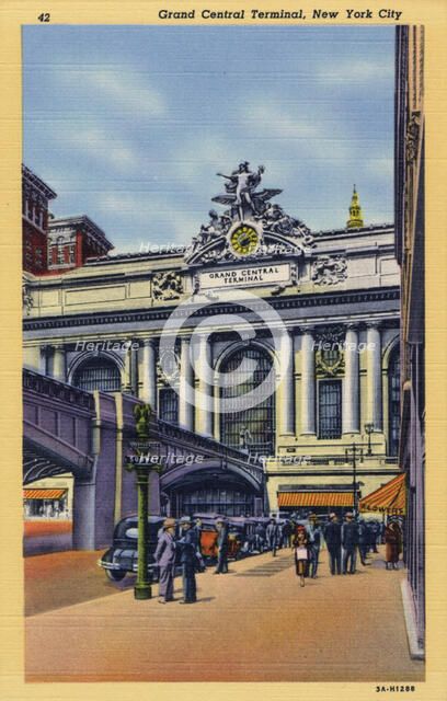 Grand Central Terminal, New York City, New York, USA, 1933. Artist: Unknown